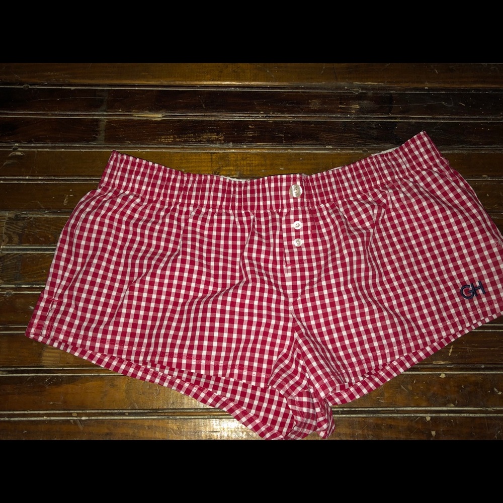 Gilly Hicks Plaid Sleep Shorts